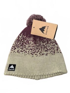 NWT Burton Idletail Beanie in Mushroom and Almond